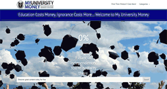 Desktop Screenshot of myuniversitymoney.com